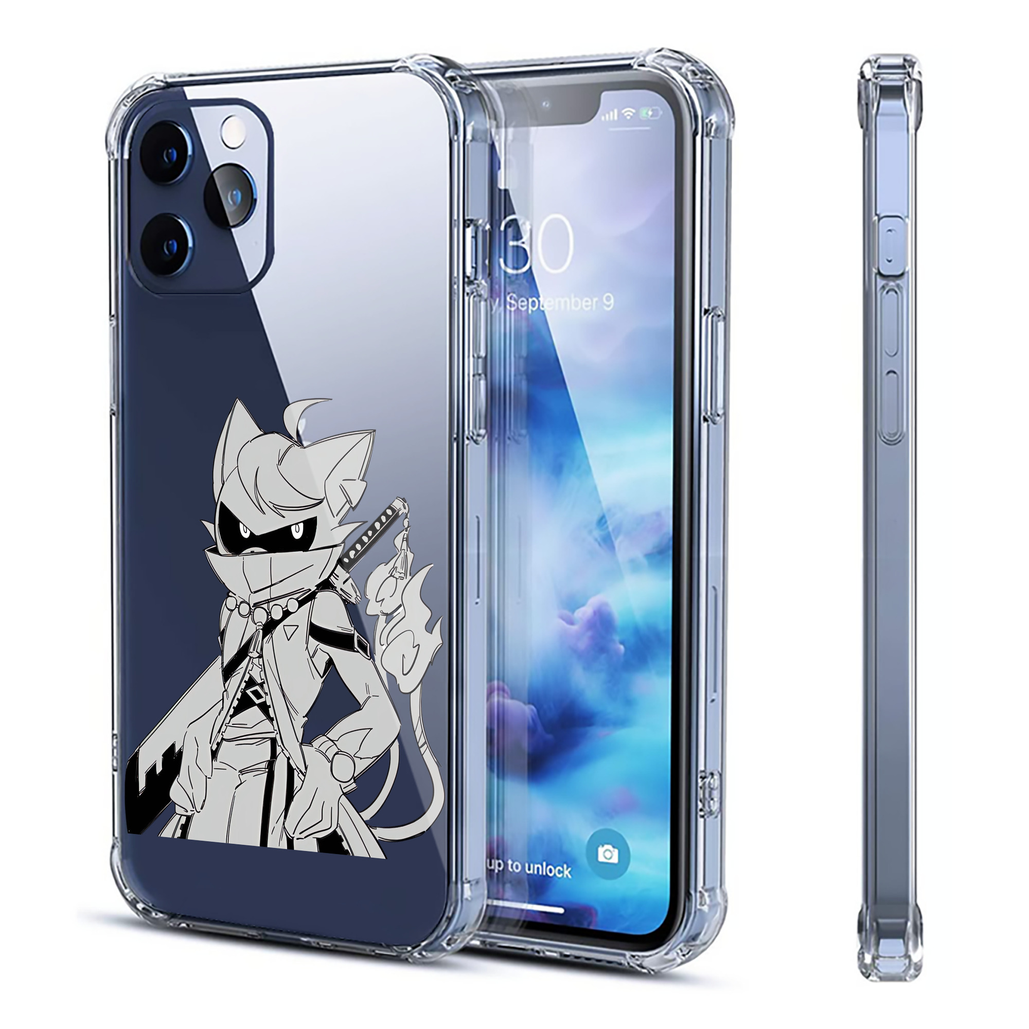 （画像用） 妖怪ウォッチ Yo-kai Watch 【iPhone 12シリーズ対応】透明スマホケース（クリアソフトケース）